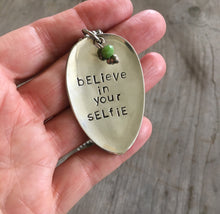 Stamped Spoon Necklace - BELIEVE IN YOUR SELFIE - #2325