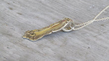 Upcycled Silverware Spoon Handle Necklace from 1901 Oxford Showing Hanging Loop