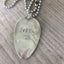 Upcycled Spoon Necklace Handstamped with DREAM and vintage camper