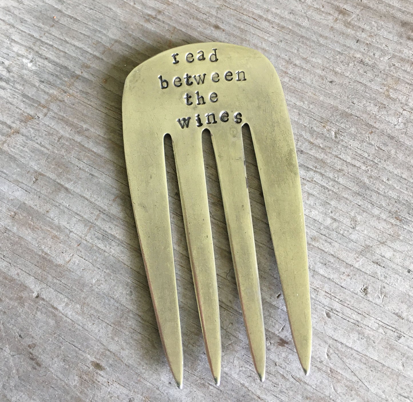 Fork Bookmark - READ BETWEEN THE WINES