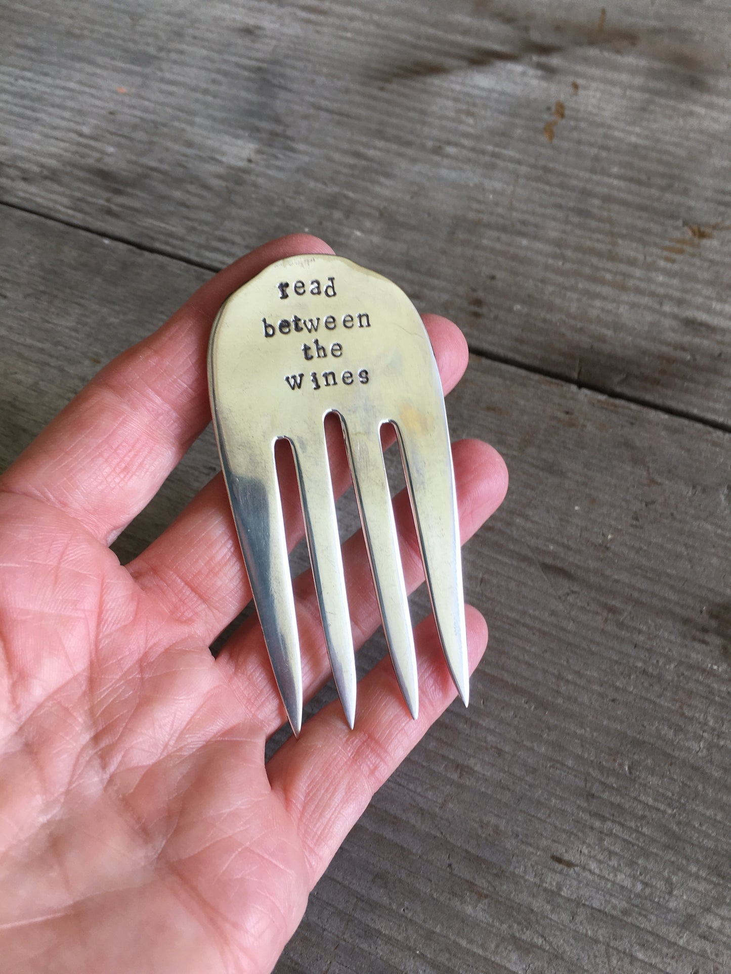 Fork Bookmark - READ BETWEEN THE WINES