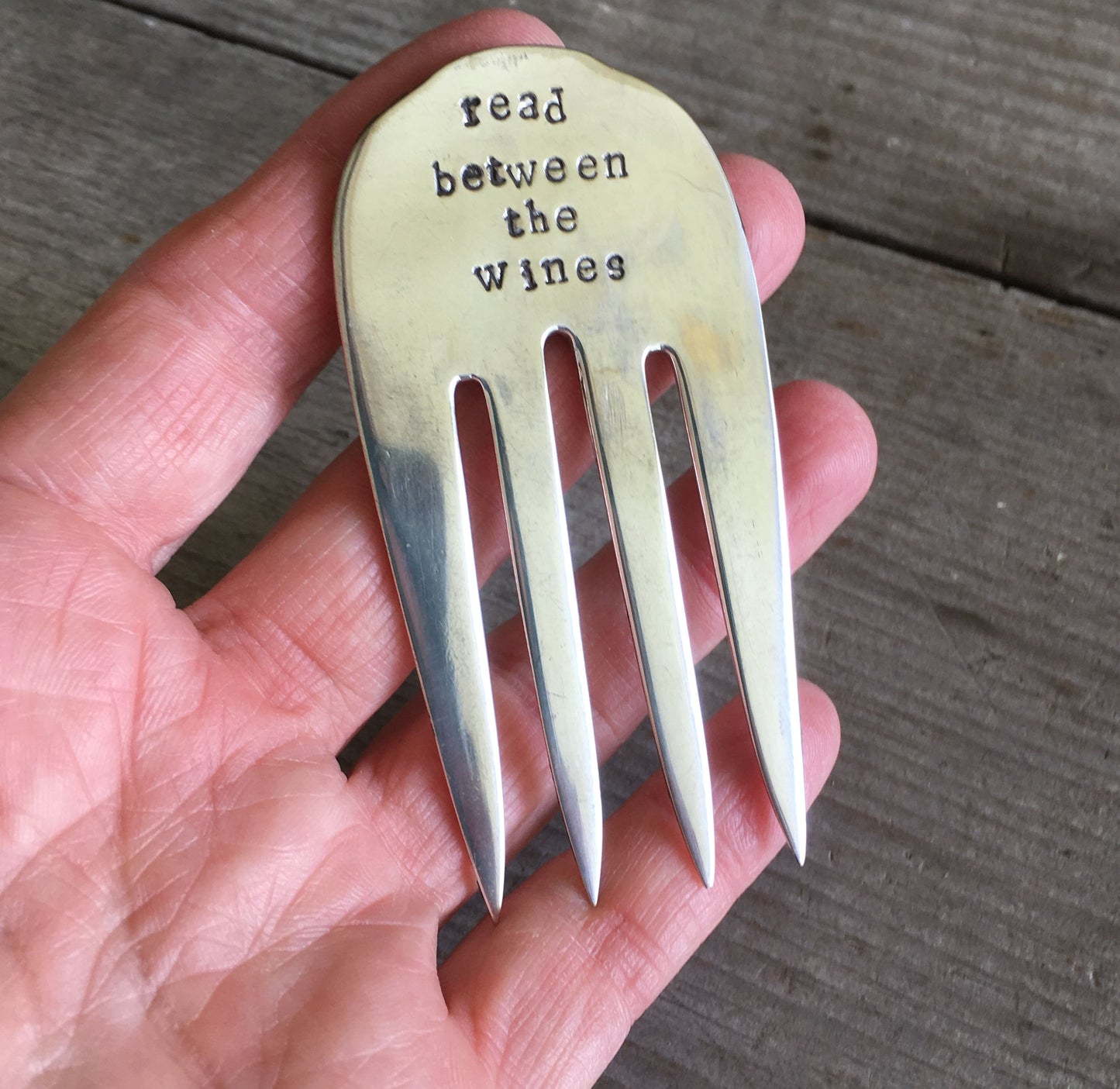 Fork Bookmark - READ BETWEEN THE WINES