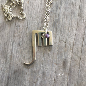 SALE Fork Elephant Necklace - #3238