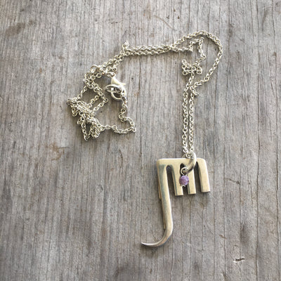 SALE Fork Elephant Necklace - #3238