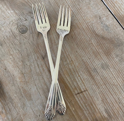 Wedding Cake Forks - I DO ME TOO - #3273