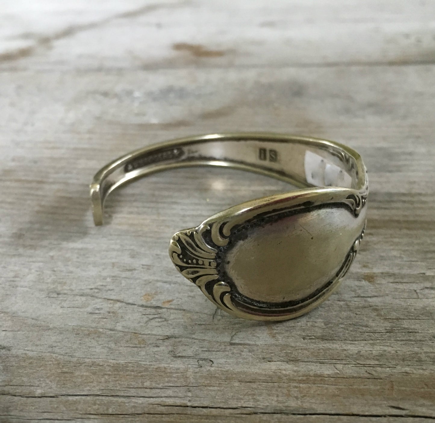 Spoon Cuff Bracelet - BELIEVE- PRECIOUS MIRROR - #3386