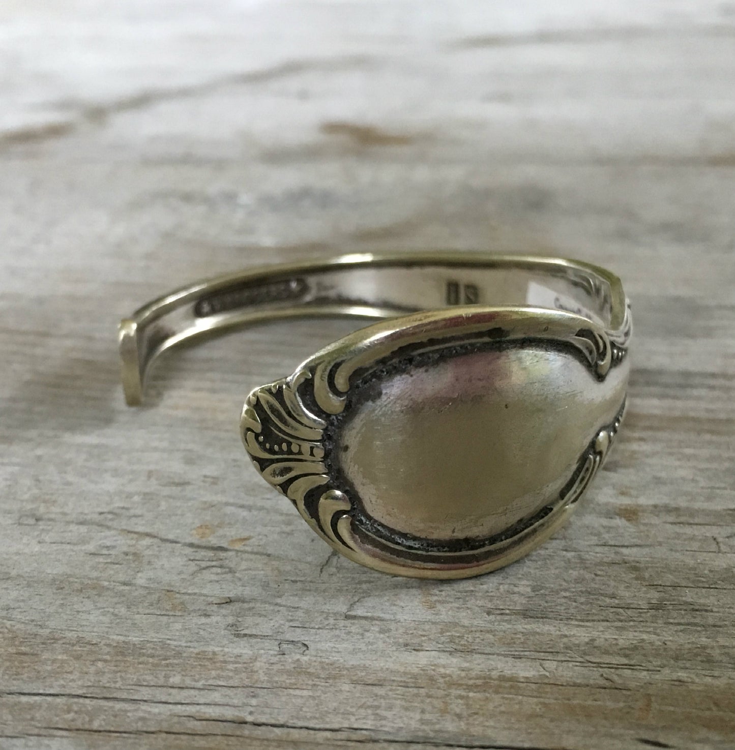 Spoon Cuff Bracelet - BELIEVE- PRECIOUS MIRROR - #3386
