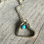 Fork Tine Heart Necklace - #3502