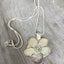Stylized Flower Necklace from Upcycled Spoons - #3521
