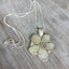 Stylized Flower Necklace from Upcycled Spoons - #3521