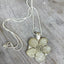Stylized Flower Necklace from Upcycled Spoons - #3521