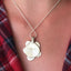 Stylized Flower Necklace from Upcycled Spoons - #3521
