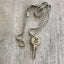 Stamped Key Necklace - DREAM - #3541