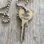 Stamped Key Necklace - DREAM - #3541
