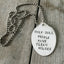 Handcrafted ONLY DULL PEOPLE HAVE CLEAN HOUSES stamped spoon necklace on vintage 1970s ball chain, sassy upcycled silverplate jewelry
