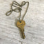 Hand Stamped Key Necklace WANDER