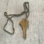 Stamped Key Necklace - FAITH - #3593