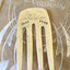Upcycled Fork Bookmark Handstamped with Just Read