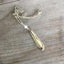 Upcycled silverware handle necklace from William Rogers Allure Teatime