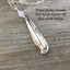 Upcycled silverware handle necklace from William Rogers Allure Teatime