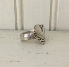 Heart Ring from vintage spoon size 8
