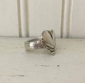 Heart Ring from vintage spoon size 8