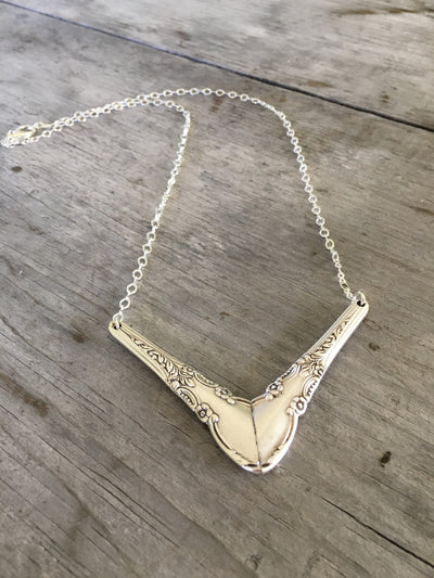 Spoon Chevron Necklace - ENCHANTMENT- #3985