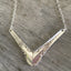 Spoon Chevron Necklace - ENCHANTMENT- #3985
