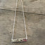 Scrap Bar Necklace - MORNING STAR - Reversible - #3992