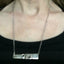 Scrap Bar Necklace - MORNING STAR - Reversible - #3992