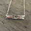 Scrap Bar Necklace - MORNING STAR - Reversible - #3992