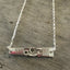 Scrap Bar Necklace - MORNING STAR - Reversible - #3992