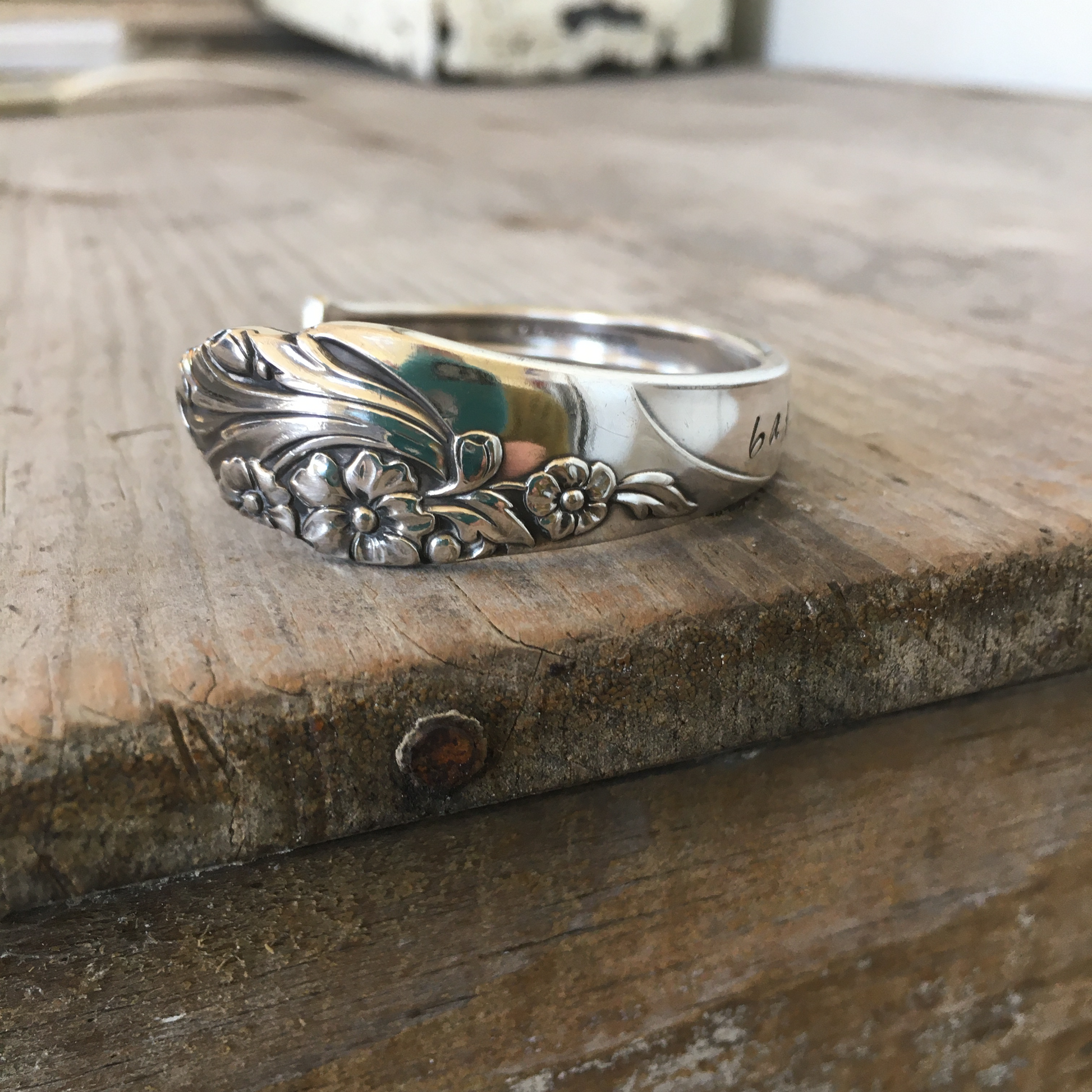 Evening Star Spoon Cuff Bracelet