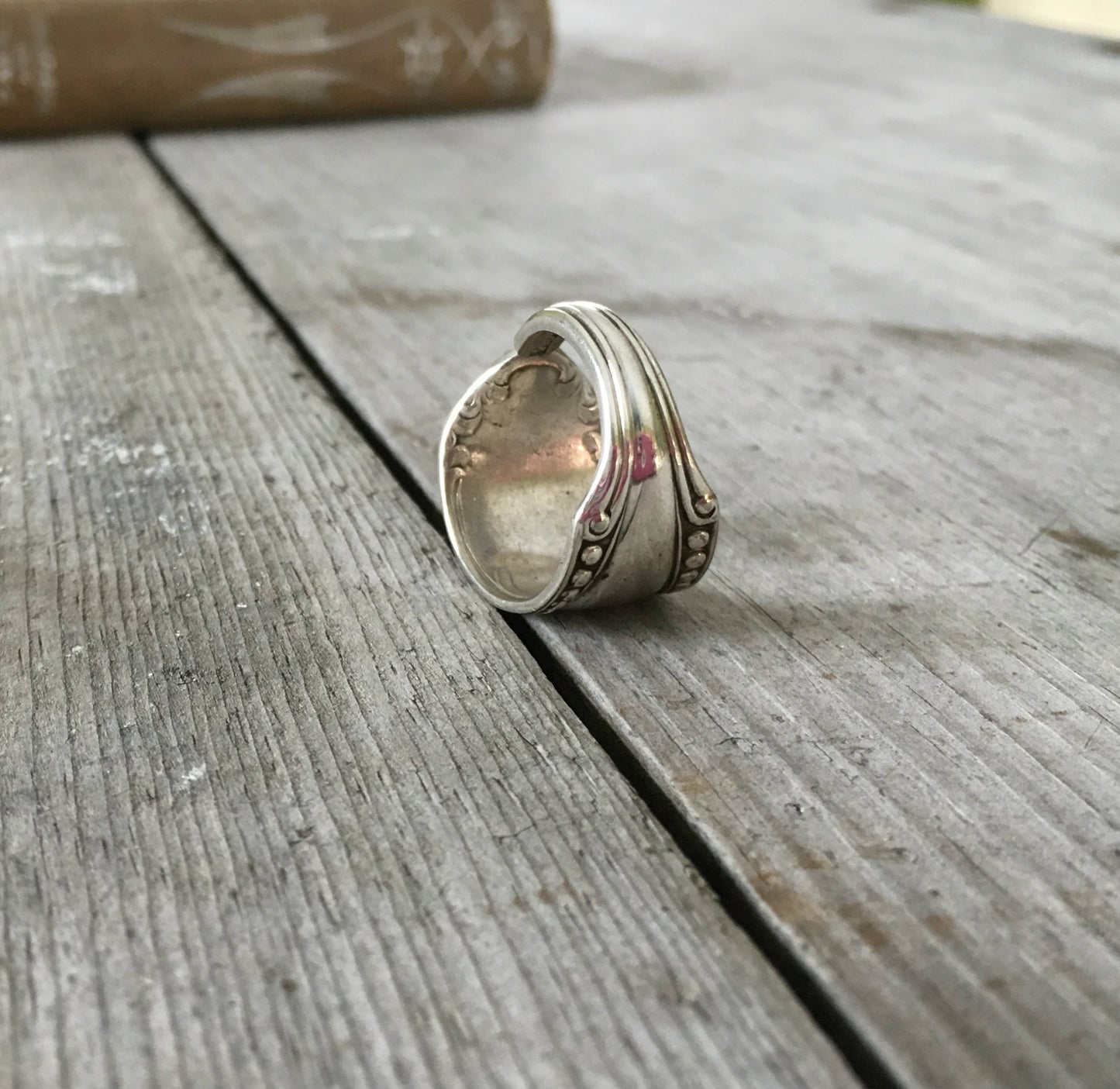 Spoon Ring Size 10 Holmes and Edwards Unique