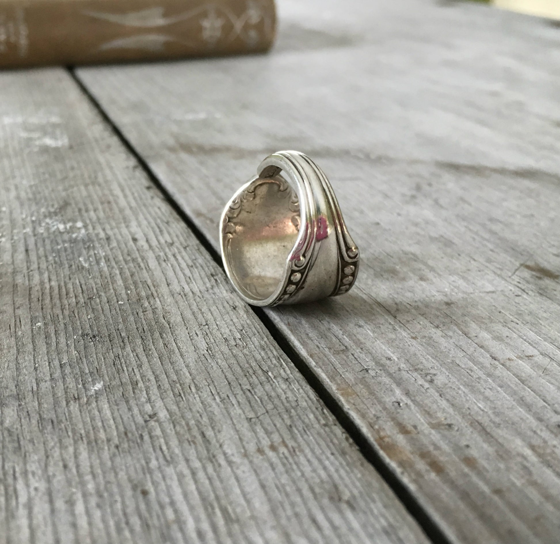 Spoon Ring Size 10 Holmes and Edwards Unique