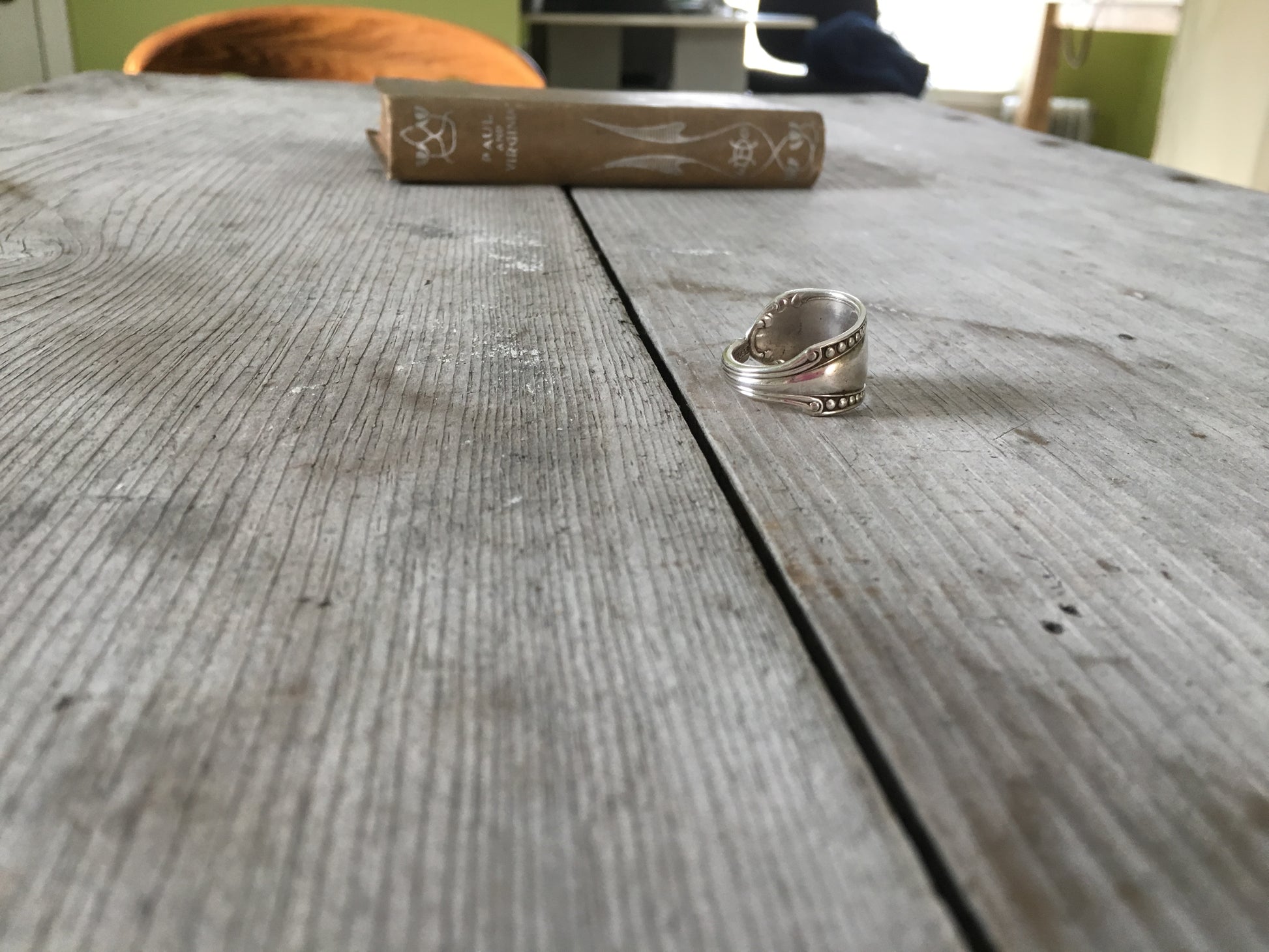 Spoon Ring Size 10 Holmes and Edwards Unique