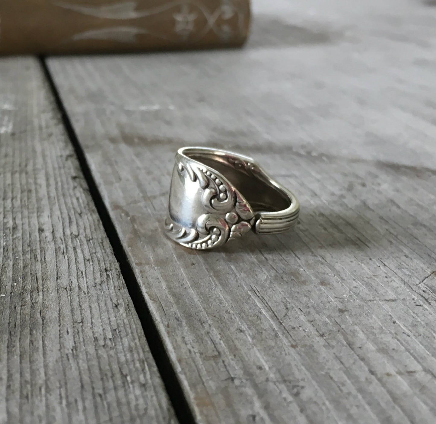 Spoon Ring Size 10 Holmes and Edwards Unique