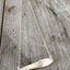 Silverware Scrap Bar Necklace - FIRST LOVE - Reversible - #4017