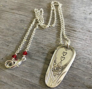 Spoon Necklace - Hearts - #4019
