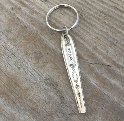 Stamped Spoon Keychain