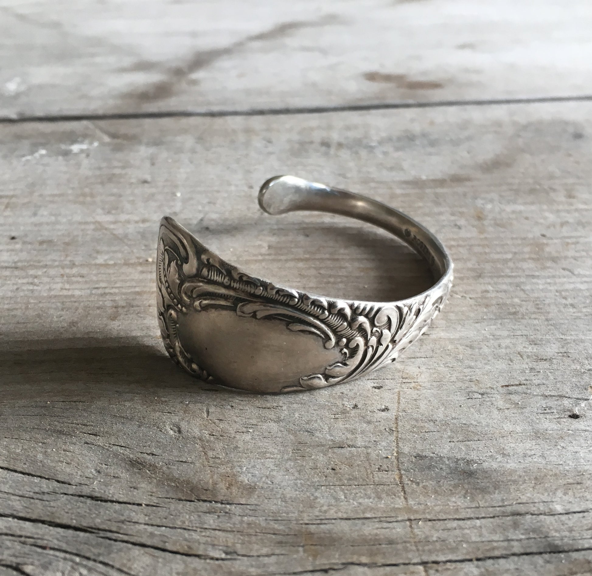 Antique Spoon Cuff Bracelet 1881 Rogers Elmore