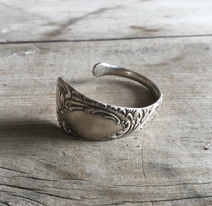 Antique Spoon Cuff Bracelet 1881 Rogers Elmore