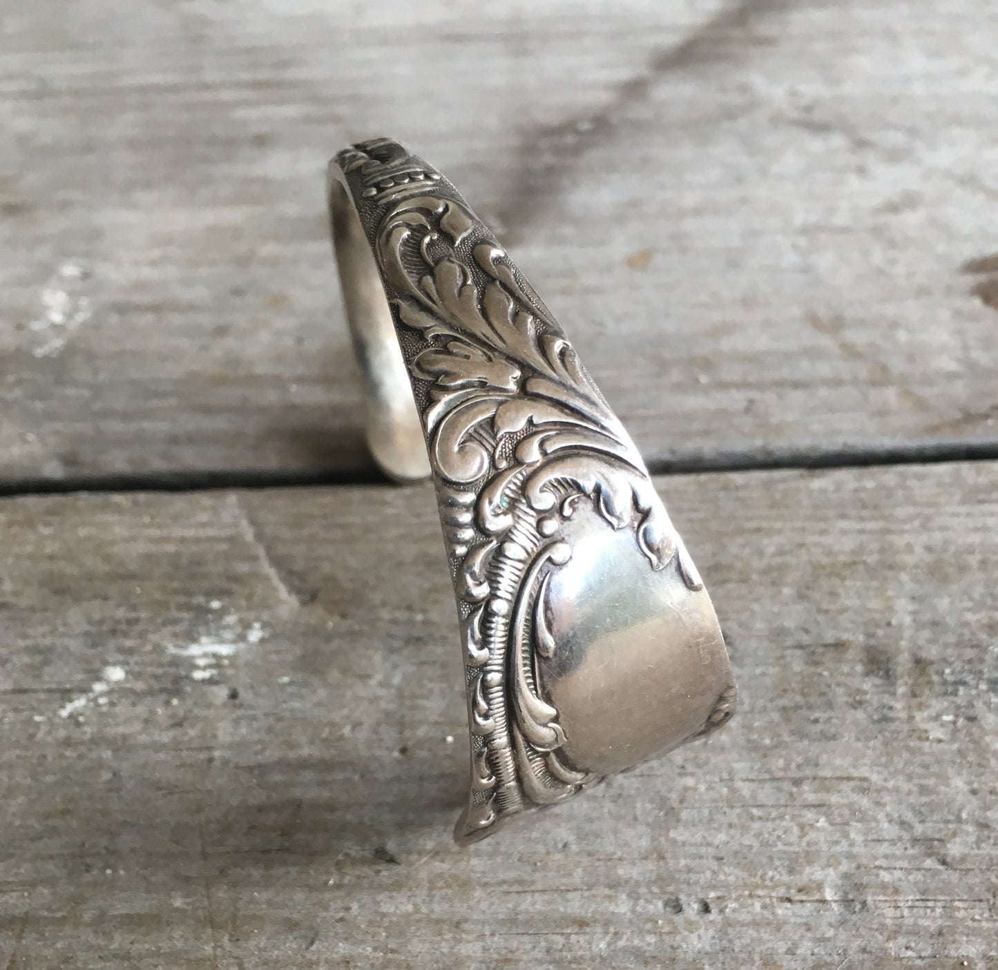 Antique Spoon Cuff Bracelet 1881 Rogers Elmore