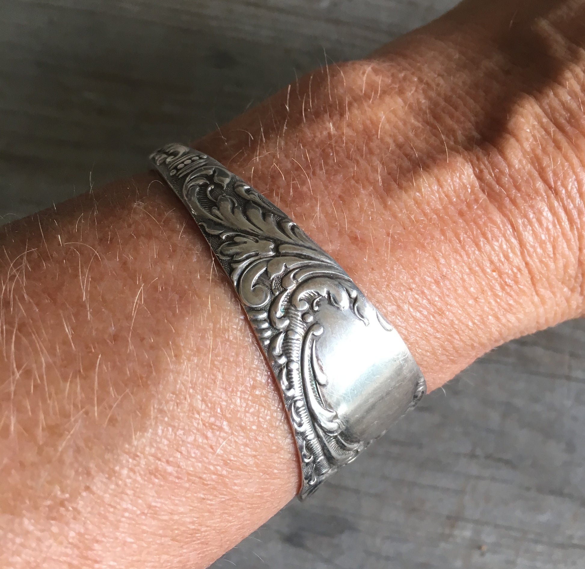 Antique Spoon Cuff Bracelet 1881 Rogers Elmore