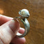 Spoon Ring with Cultured Pearl Bead Mounted on Top Size 9.5