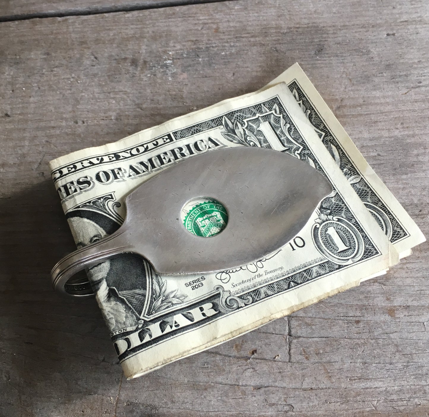 Spoon Guitar Money Clip Rogers Manufacturing Legion 1905
