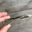 Upcycled silverware spoon Guitar Money Clip Rogers Manufacturing Legion 1905 -side view showing space