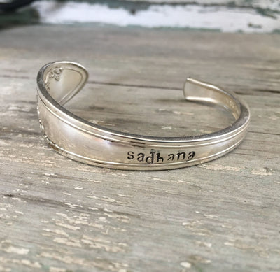 Spoon Cuff Bracelet - SADHANA - Queen Bess - #4287