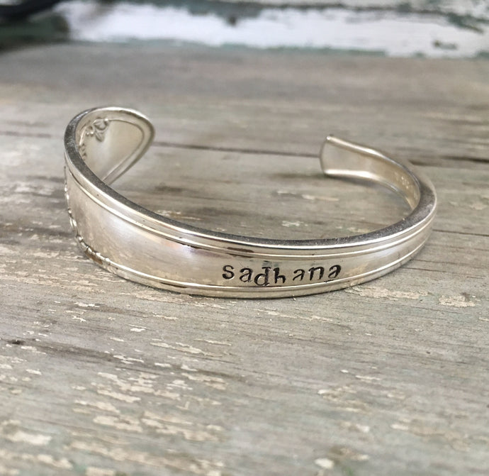 Spoon Cuff Bracelet - SADHANA - Queen Bess - #4287