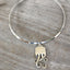 Sterling Fork TEMPEST Pendant Cuff Necklace